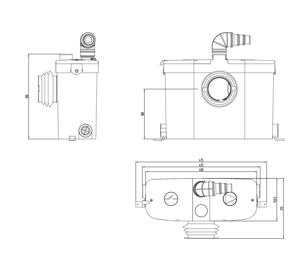 Канализационная установка JEMIX STP-OPTIMA - фото 6 - id-p170497069