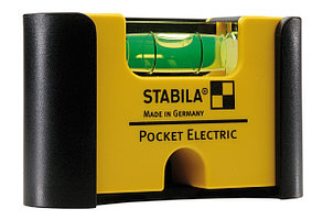 Пластиковый уровень STABILA Pocket Electric (с креплением к ремню)