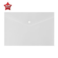 Папка-конверт на кнопке А5 180мкм Calligrata матовая