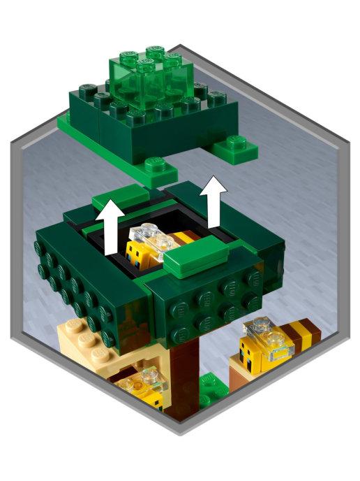 Конструктор Lego Minecraft 21165 Пасека - фото 10 - id-p170508929