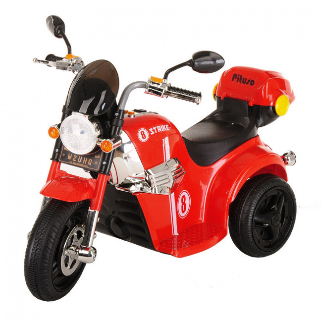 Электро-Мотоцикл Pituso MD-1188 Red Красно-чёрный - фото 1 - id-p170524695