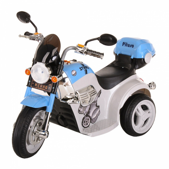 Электро-Мотоцикл Pituso MD-1188 White Blue Бело-голубой - фото 1 - id-p170524696