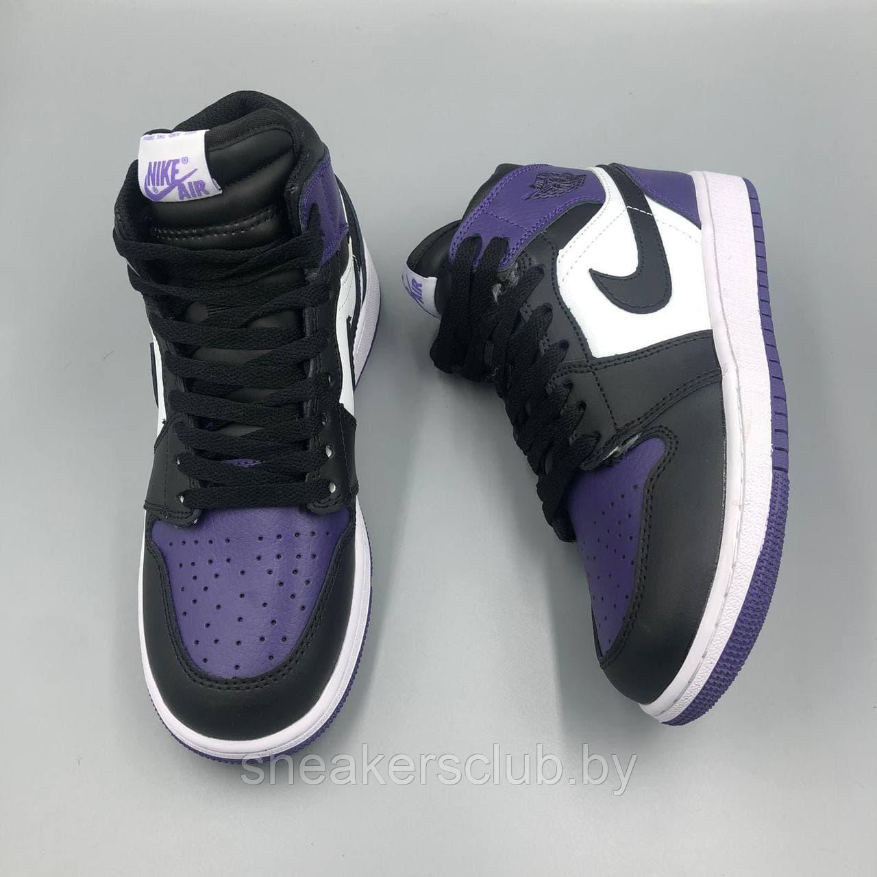 Кроссовки женские зимние Nike Air Jordan 1 / подростковые / высокие кроссовки / утепленные кроссовки - фото 5 - id-p170539156