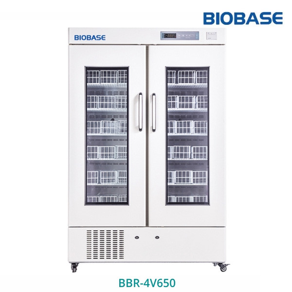 Холодильники для хранения крови Biobase серии BBR-4V двухдверные - фото 2 - id-p170544197