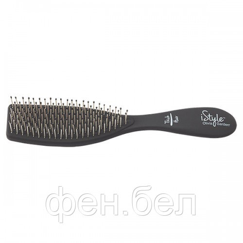 Щетка массажная для волос Olivia Garden iStyle Medium Hair темная - фото 1 - id-p91619763