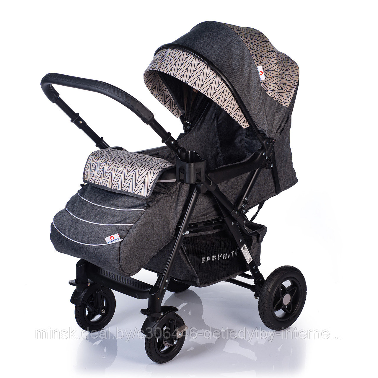 Коляска прогулочная с перекидной ручкой Babyhit Sense Pluse Dark Blue - фото 5 - id-p170546143