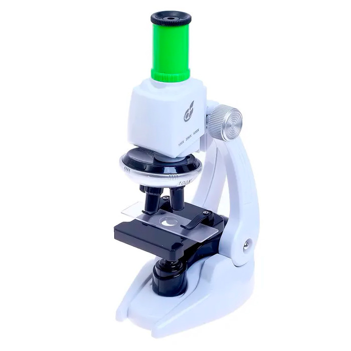Детский микроскоп "Юный исследователь" с подсветкой и аксессуарами (9 предметов) - фото 4 - id-p170550032