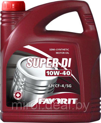 Моторное масло Favorit Super DI 10W40 API CF-4/SG / 54951 - фото 1 - id-p170548155