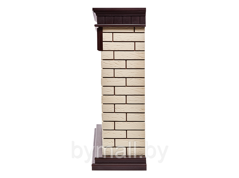 Портал Firelight BRICKS CLASSIC для очагов Electrolux 16" Кирпич бежевый / Темный дуб - фото 3 - id-p170550295