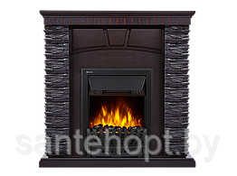 Портал Firelight PORTO CLASSIC для очагов Electrolux 16" Сланец скалистый черный / Венге