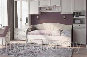 Кровать с мягким щитом SV Мебель Александрия КР-106 Кровать 0,9 м
