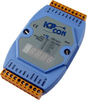Модуль I-7016D для обработки сигнала с тензодатчиков с дисплеем ICP DAS
