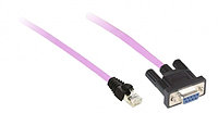 CANOPEN CABLE, 0,5M, SUB-D 9 FEMALE/RJ45