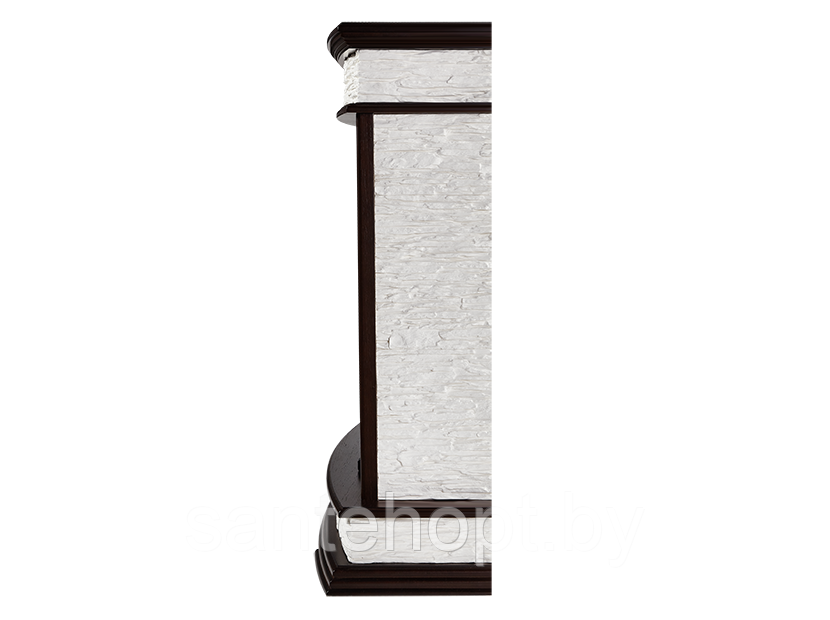 Портал Firelight SCALA CLASSIC для очагов Electrolux 16" Сланец скалистый белый / Темный дуб - фото 3 - id-p170555768
