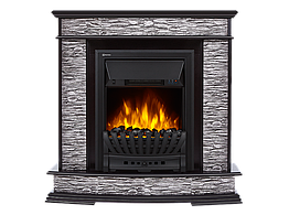 Портал Firelight SCALA CLASSIC GV для очагов Electrolux 16" Сланец скалистый серый / Венге
