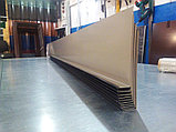 Лобовая планка 220х30мм для софита RAL 8017 матовый, фото 4