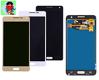 Экран для Samsung Galaxy A5 2015 (A500F), цвет: белый, оригинальный