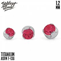 Накрутка Wave Ruby Implant Grade 1.2 мм титан (2мм)