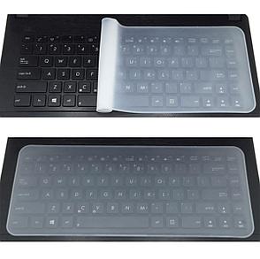 Силиконовая защитная пленка для клавиатуры ноутбука 15.6", фото 2