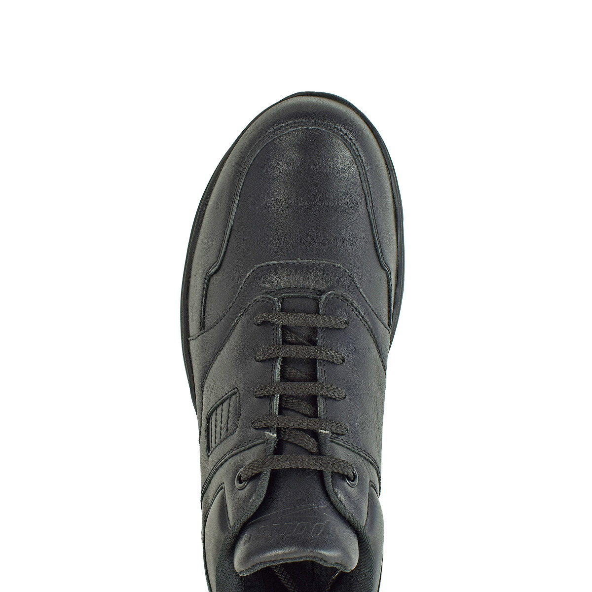 Кроссовки мужские кожаные Spotter арт.271330-Черный, р-ры:40-45 - фото 3 - id-p146689003