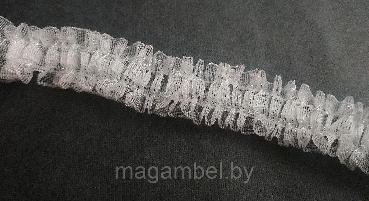 Маркизная лента для штор и гардин со свободной сборкой 2 см