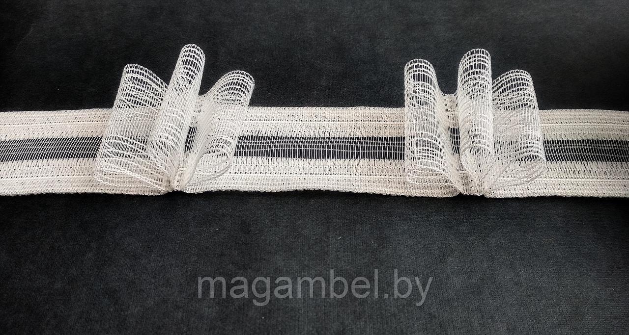 Лента велкро мягкая с тройной складкой 5 см. (сборка 1:2,5)