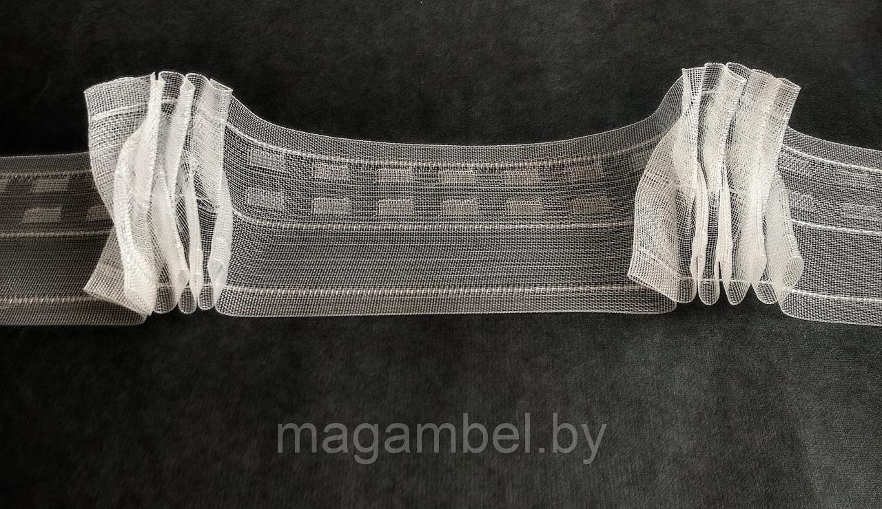 Лента для штор прозрачная карандаш 7,5 см с коэффициентом 1:2,5