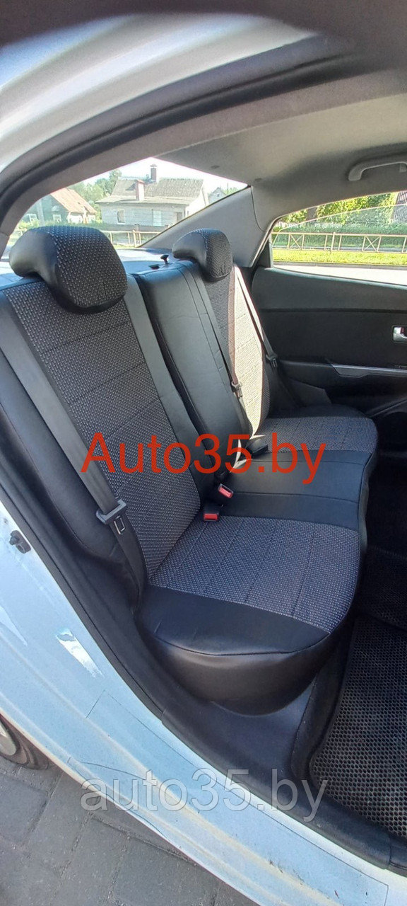 Автомобильные чехлы для Hyundai Solaris 2010-2017 / Accent (11-) / Kia Rio (10-17) Седан - фото 3 - id-p138253822