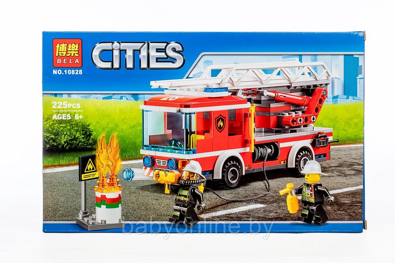 Конструктор Cities Пожарная машина 10828 - фото 1 - id-p170561584