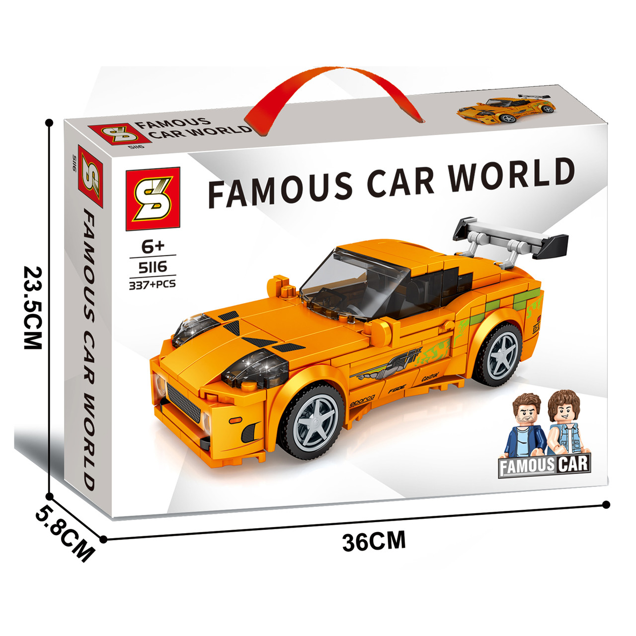 Конструктор ,Famous Car World - Известные автомобили, арт.5116