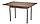 Обеденная группа: стол кухонный раскладной М20 дуб велингтон+стулья Премьер серебро/экокожа бенгал беж, фото 3