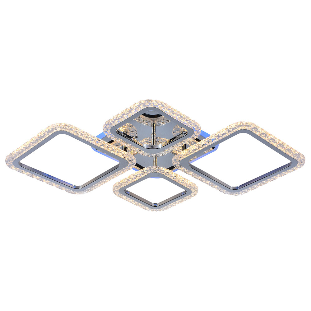 Светодиодная люстра 18029/2+2 CHR 88W+8W RGB