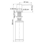Дозатор для жидкого мыла WasserKraft K-1799 - фото 2 - id-p170565365