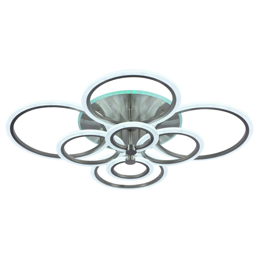 Светодиодная люстра 8076/8 NKL 212W+15W RGB