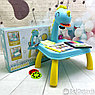 Детский стол проектор Динозаврик для рисования Projector Painting Yimatoys с подсветкой, фломастеры, сменные, фото 7