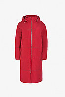 Женское осеннее красное большого размера пальто Elema 5-11106-1-164 красный 42р.
