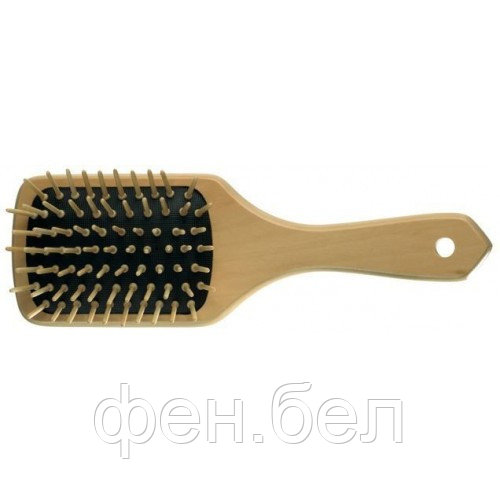 Щетка для волос PROFI line деревянная прямоугольная средняя - фото 1 - id-p58648663