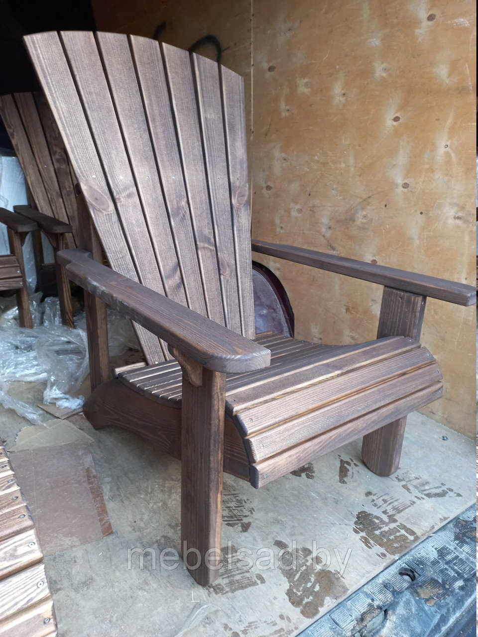Кресло дачное деревянное "Адирондак Небраска" - фото 3 - id-p170589712