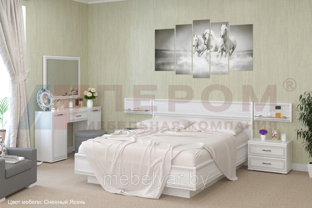 Спальня Лером Карина - композиция 9 (Снежный Ясень) - фото 1 - id-p170593681
