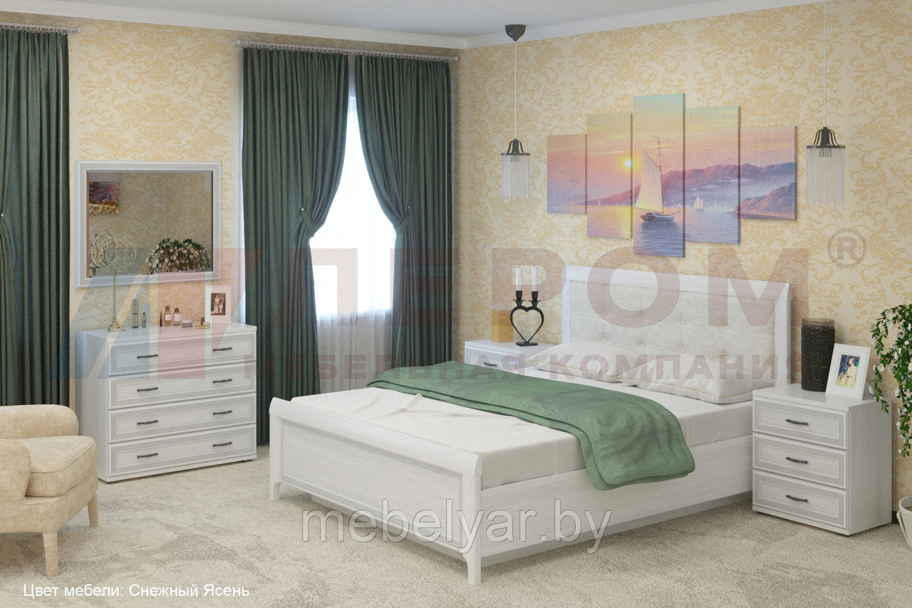 Спальня Лером Карина - композиция 5 (Снежный Ясень) - фото 1 - id-p170595355