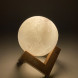 Настольный светодиодный светильник-ночник ЭРА NLED-490-1W-W «ЛУНА» белый - фото 4 - id-p107284756