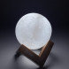 Настольный светодиодный светильник-ночник ЭРА NLED-490-1W-W «ЛУНА» белый, фото 5