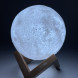 Настольный светодиодный светильник-ночник ЭРА NLED-491-1W-W «ЛУНА» белый, фото 3