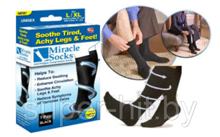 Гольфы Miracle Socks компрессионные от варикоза размер S/M (р. 36-40) - фото 7 - id-p170599881