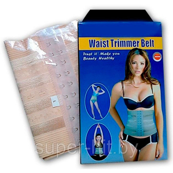 Корректирующий пояс корсет Waist Trimmer Belt (ОБХВАТ ТАЛИИ - до 75 см) - фото 2 - id-p93060597