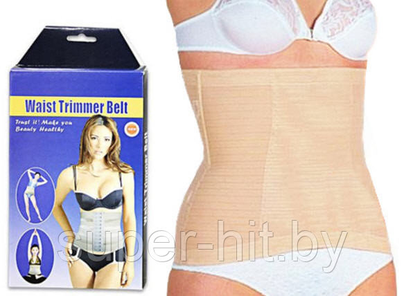 Корректирующий пояс корсет Waist Trimmer Belt (ОБХВАТ ТАЛИИ - до 75 см) - фото 6 - id-p93060597