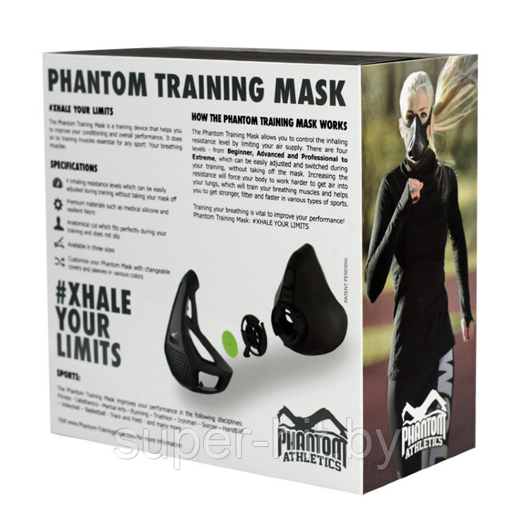 Тренинг маска PHANTOM TRAINING MASK - фото 4 - id-p170600079