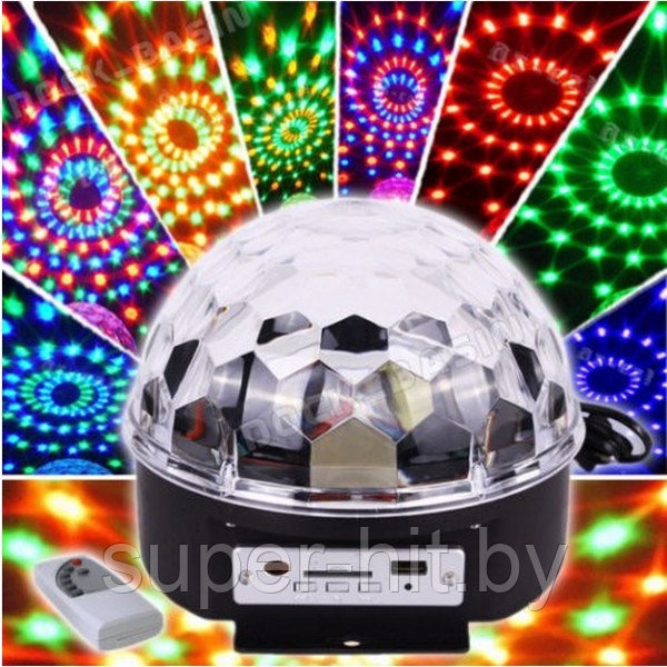 Диско-Шар LED Crystral Magic Ball Ligh - фото 1 - id-p93050551