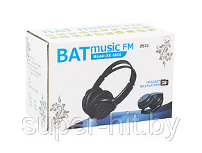 Беспроводные наушники Bat music xk-5800 с радио, фото 3