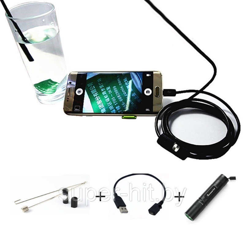 Водонепроницаемая инспекционная камера эндоскоп Android SiPL 5m - фото 2 - id-p93056099